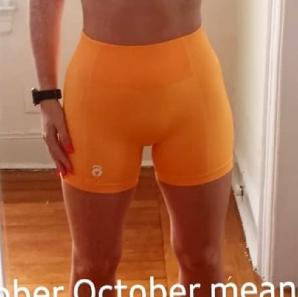 Work out top and matching shorts
